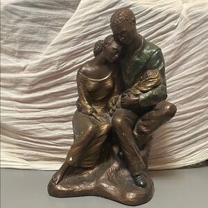 Ecilia Bronzed Family Sculpture 1997